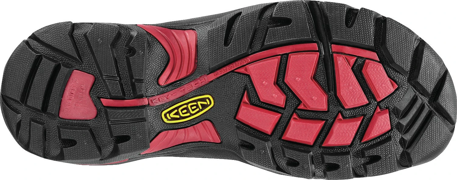 'Keen Utility' Men's 6" Pittsburgh WP Steel Toe - Bison Brown / Red / Black - Image 8