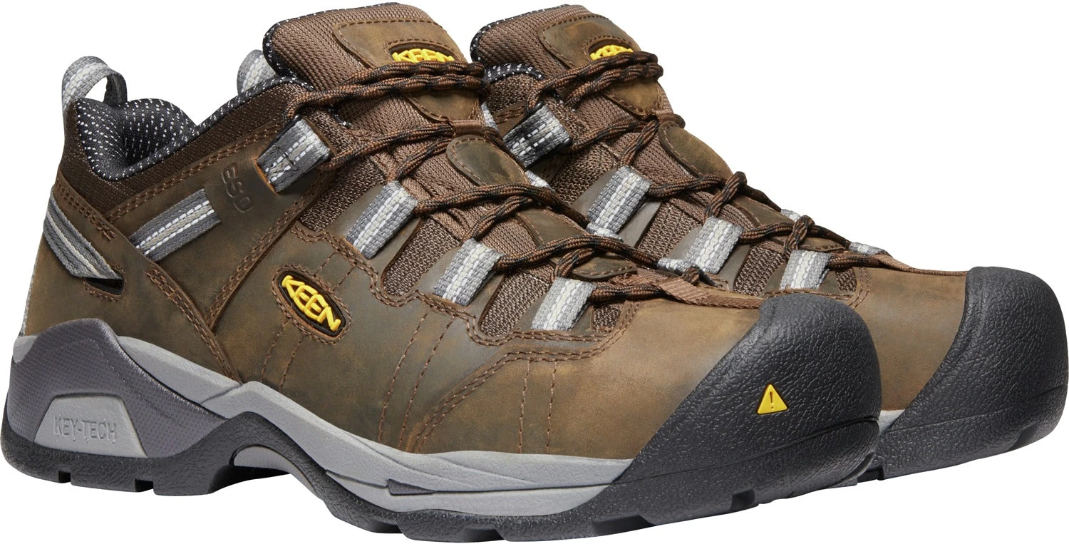'Keen' Men's Detroit XT ESD Steel Toe - Cascade Brown / Gargoyle - Image 4