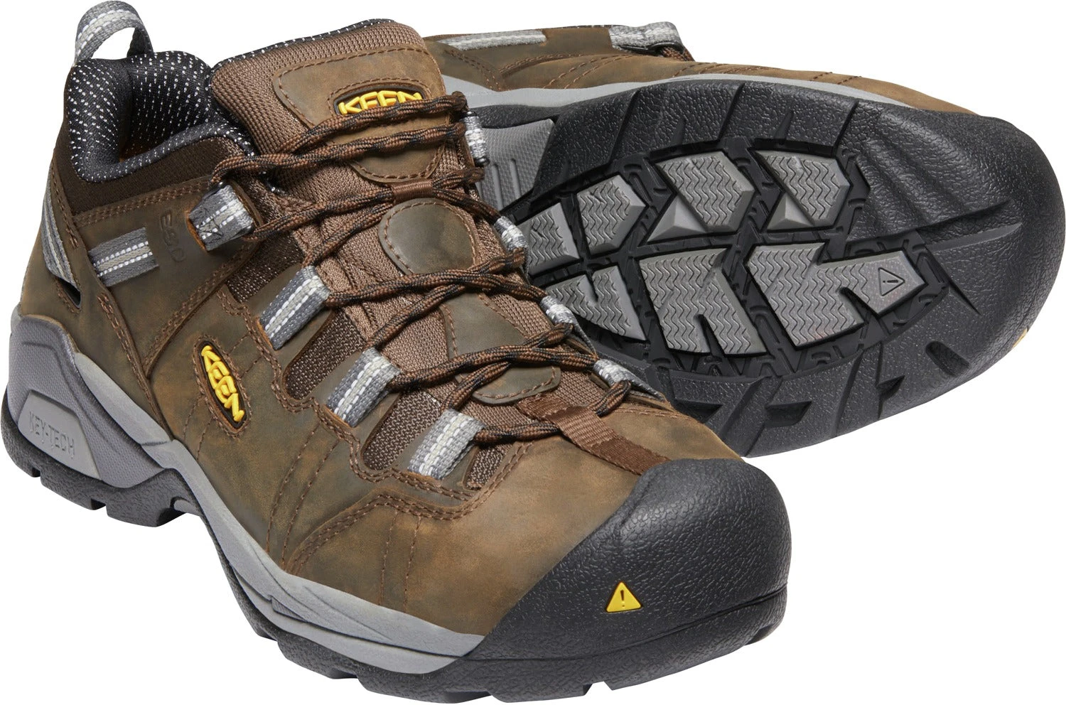 'Keen' Men's Detroit XT ESD Steel Toe - Cascade Brown / Gargoyle - Image 5