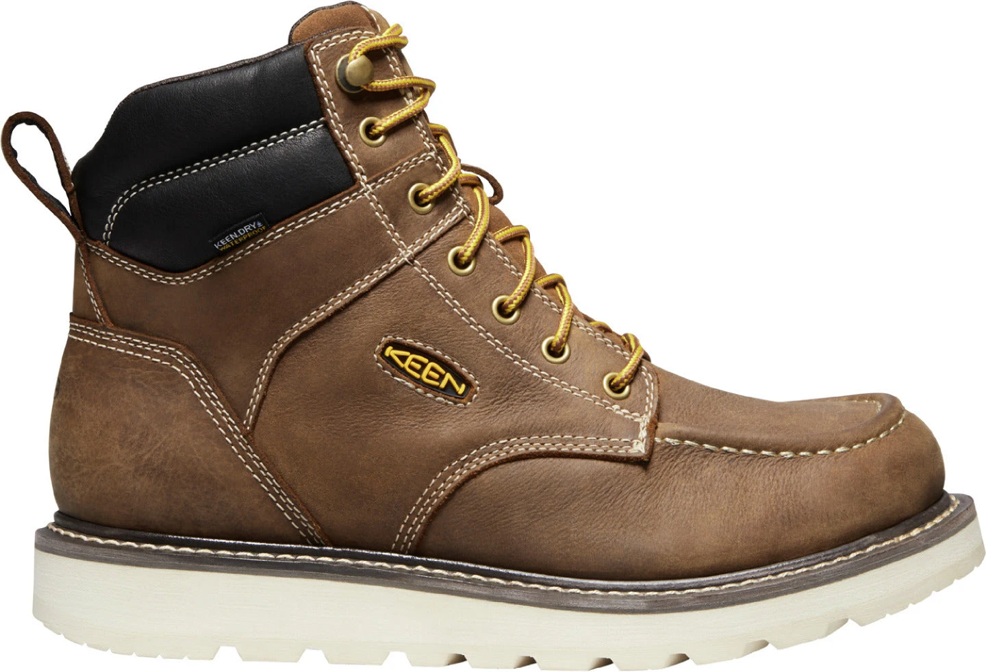 'Keen Utility' Men's 6" Cincinnati EH WP Soft Toe - Belgian / Sandshell
