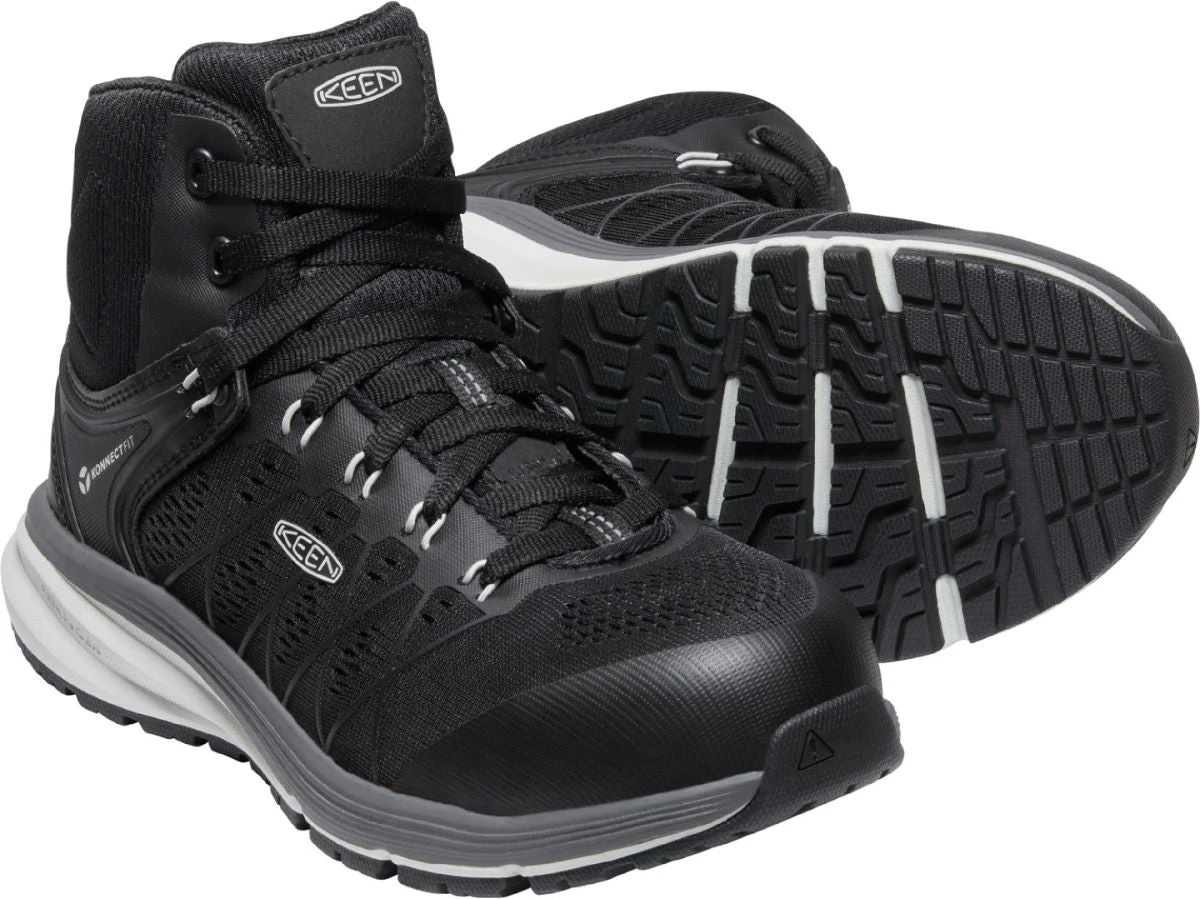 'Keen Utility' Women's Vista Energy EH Mid Hiker Carbon Toe - Vapor / Black - Image 2