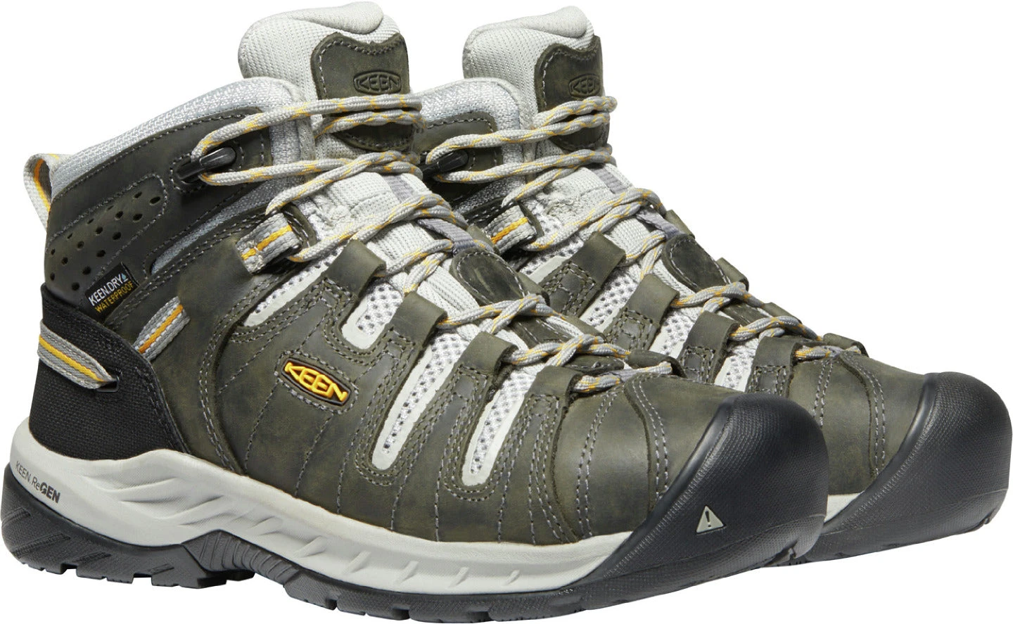 'Keen Utility' Women's Flint II EH WP Steel Toe - Magnet / Vapor - Image 5