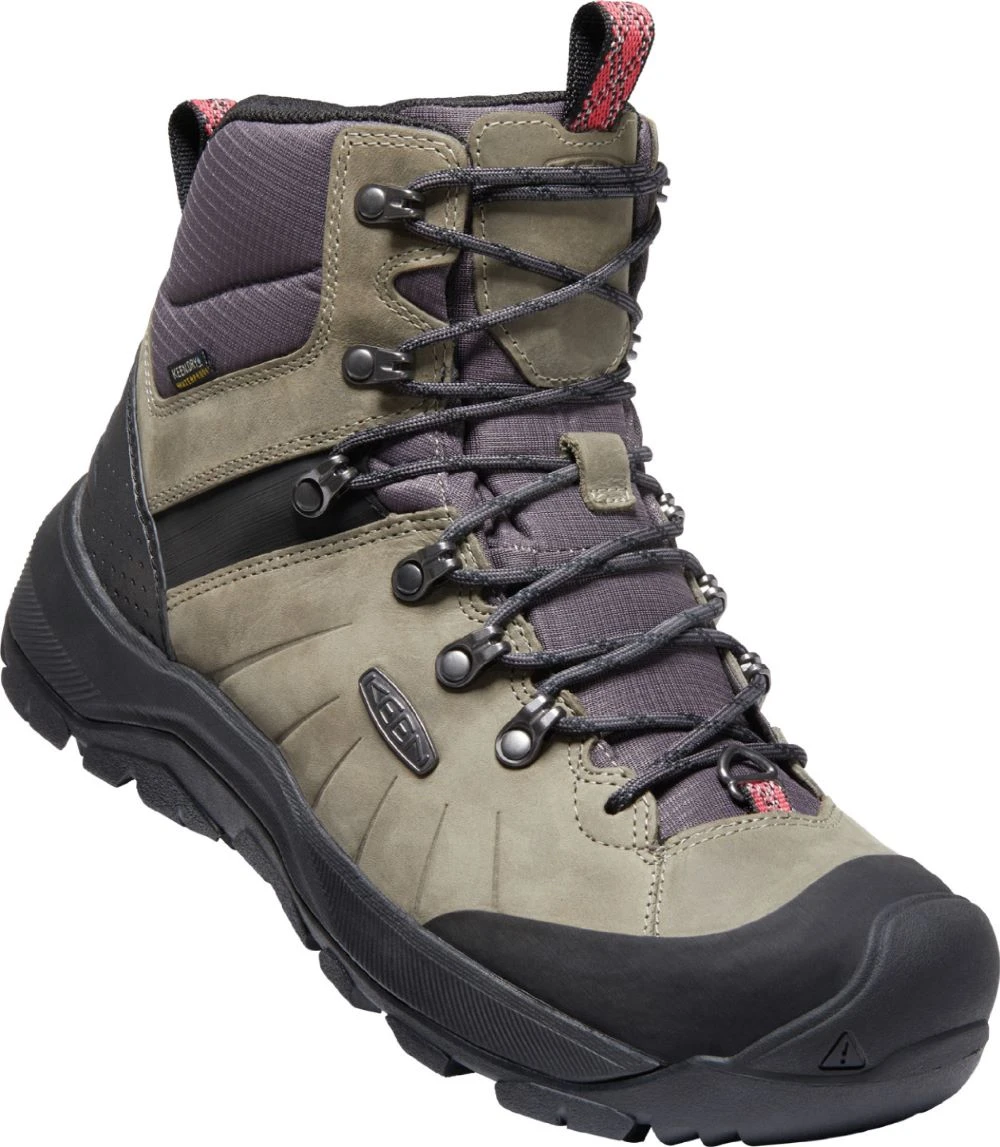 'Keen Outdoor' Men's Revel IV Mid Polar WP Boot - Steel Grey / Magnet - Image 6