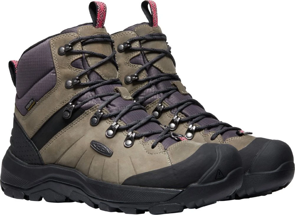 'Keen Outdoor' Men's Revel IV Mid Polar WP Boot - Steel Grey / Magnet - Image 5