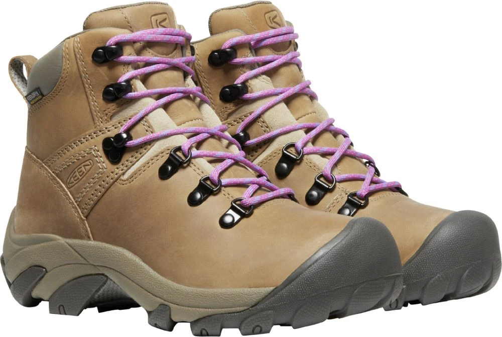 'Keen Outdoor' Women's Pyrenees WP Mid Hiker - Safari / English Lavender - Image 4
