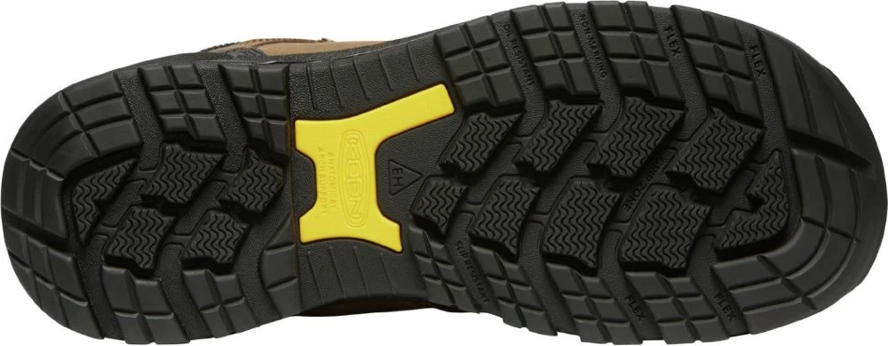 'Keen Utility' Men's 6" Independence EH WP Soft Toe - Dark Earth / Black - Image 3