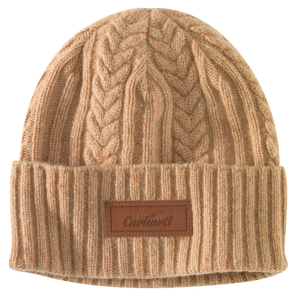 'Carhartt' Women's Rib Knit Fisherman Beanie - Camel