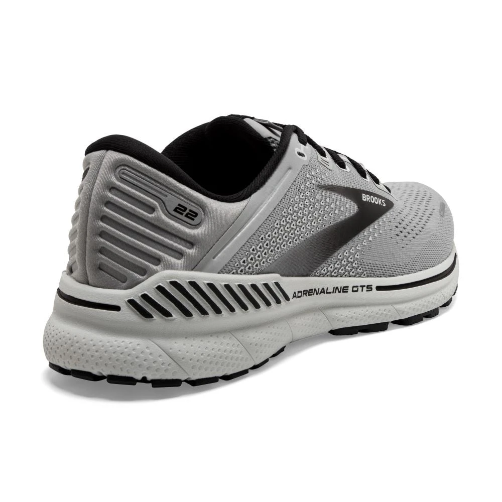 'Brooks' Men's Adrenaline GTS 22 - Alloy / Grey / Black - Image 6