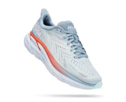 'Hoka' Women's Clifton 8 - Blue Fog / Plein Air (Wide)