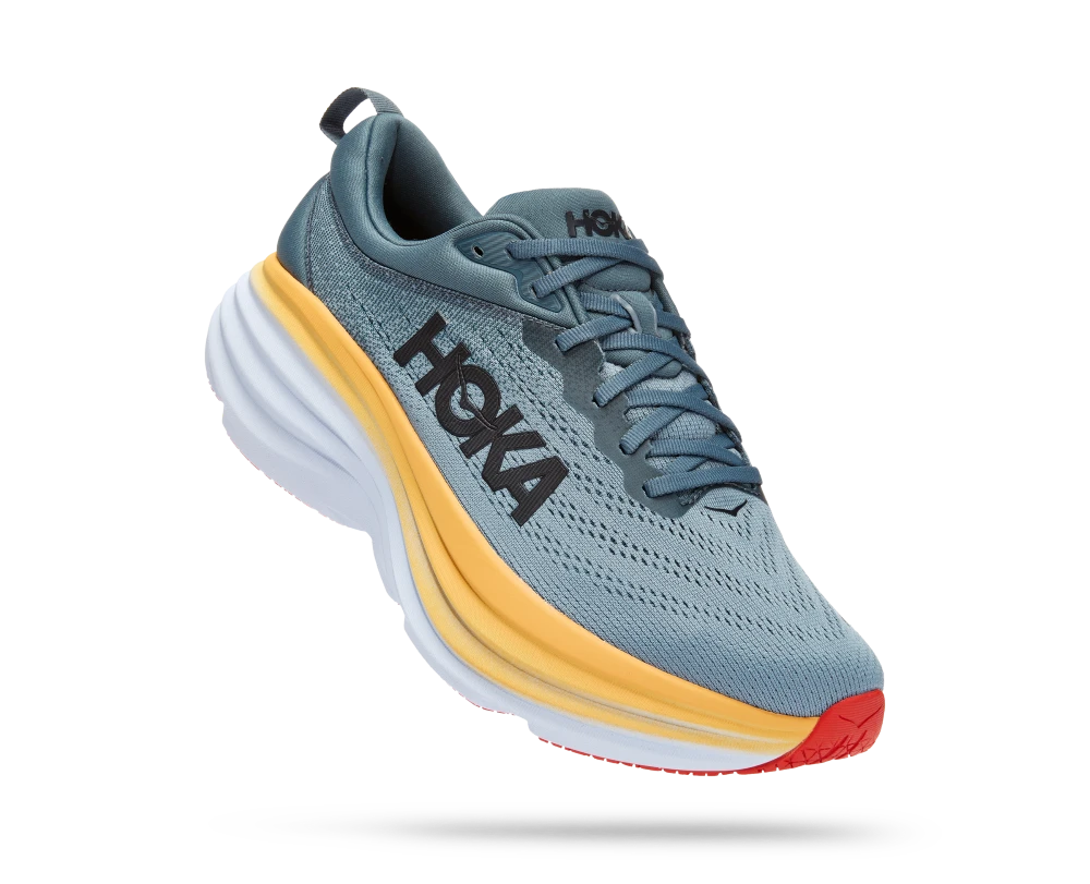 'HOKA' Men's Bondi 8 - Goblin Blue / Mountain Spring