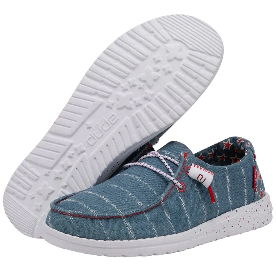 'Hey Dude' Women's Wendy - Denim Star - Image 3