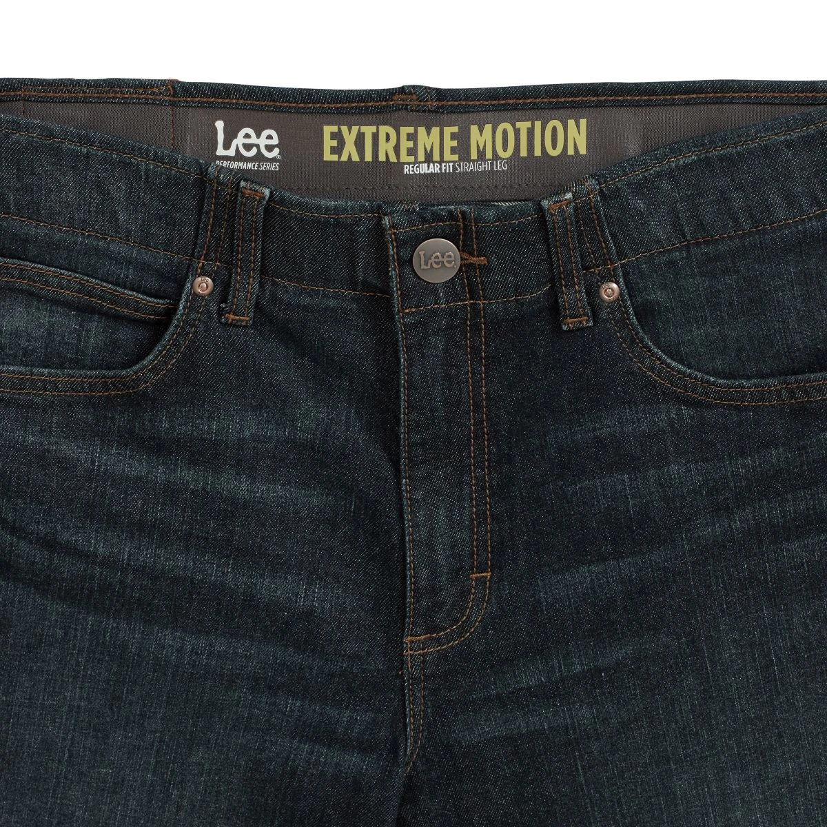 'Lee' Men's Extreme Motion Regular Fit Straight Leg - Night Owl - Image 4