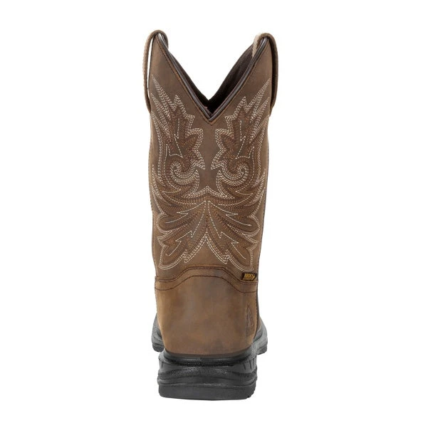 'Rocky' Men's 11" Worksmart SR WP Western - Brown - Image 5