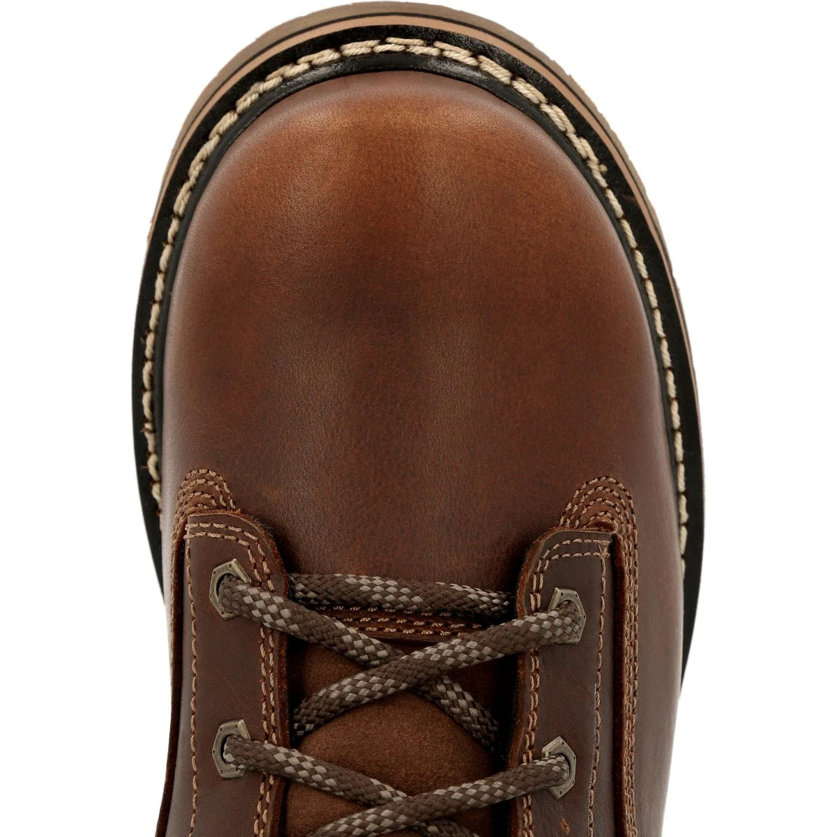 'Georgia Boot' Men's 6" Amp LT Edge EH WP Soft Toe - Brown - Image 2