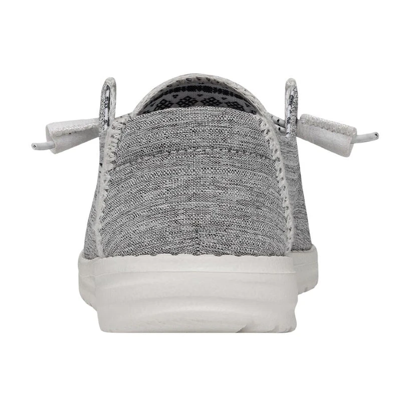 'Hey Dude' Women's Wendy Boho Stitch - White Melange - Image 5