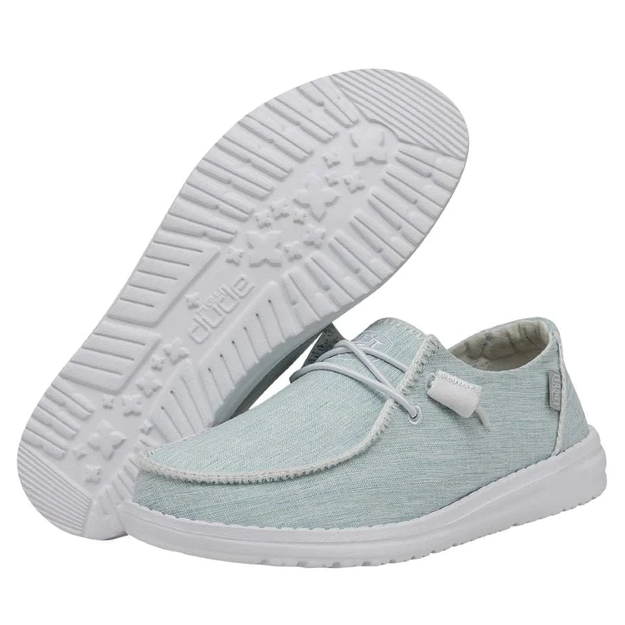 'Hey Dude' Women's Wendy Boho Stitch - Sky Blue - Image 3