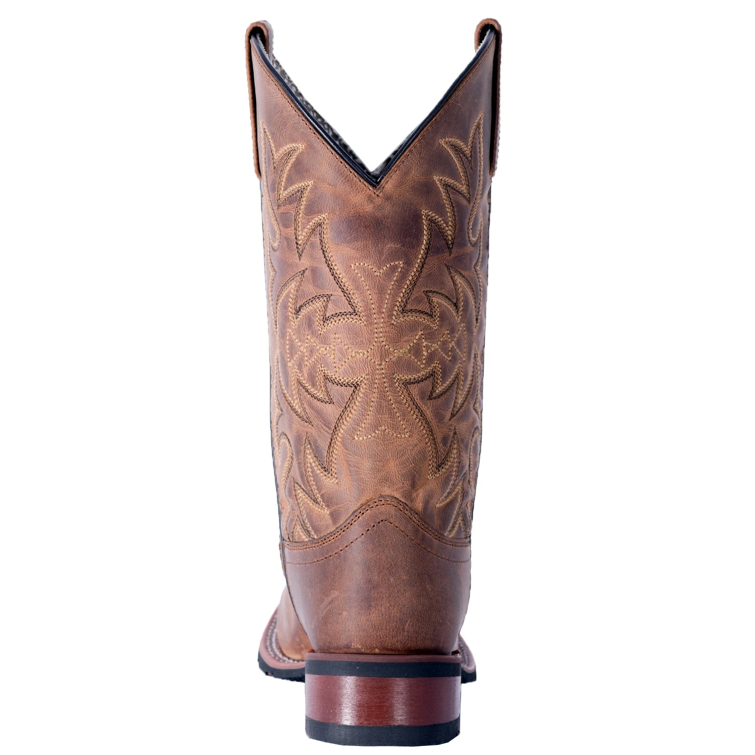 'Laredo' Women's 11" Anita Western Square Toe - Brown - Image 5