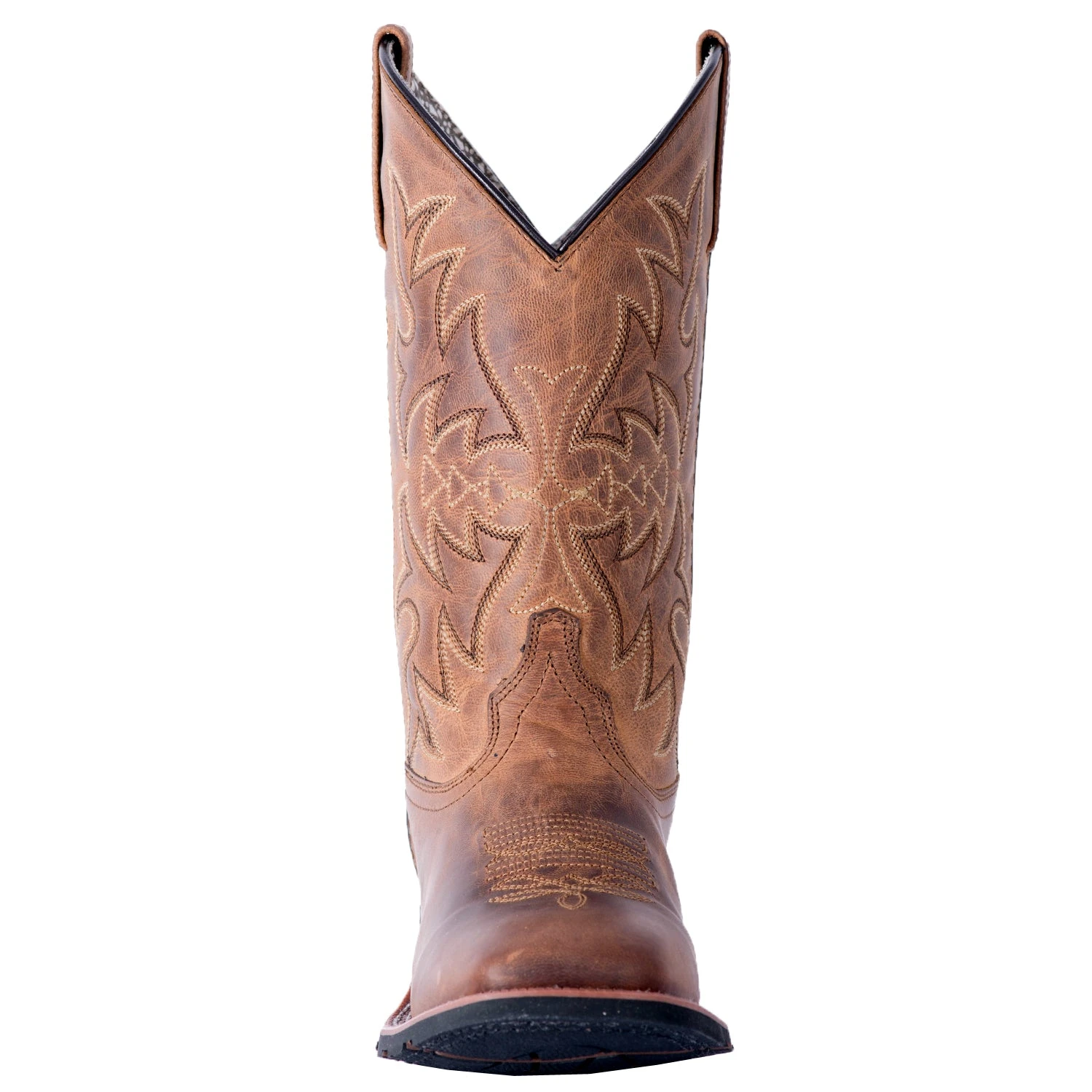 'Laredo' Women's 11" Anita Western Square Toe - Brown - Image 4