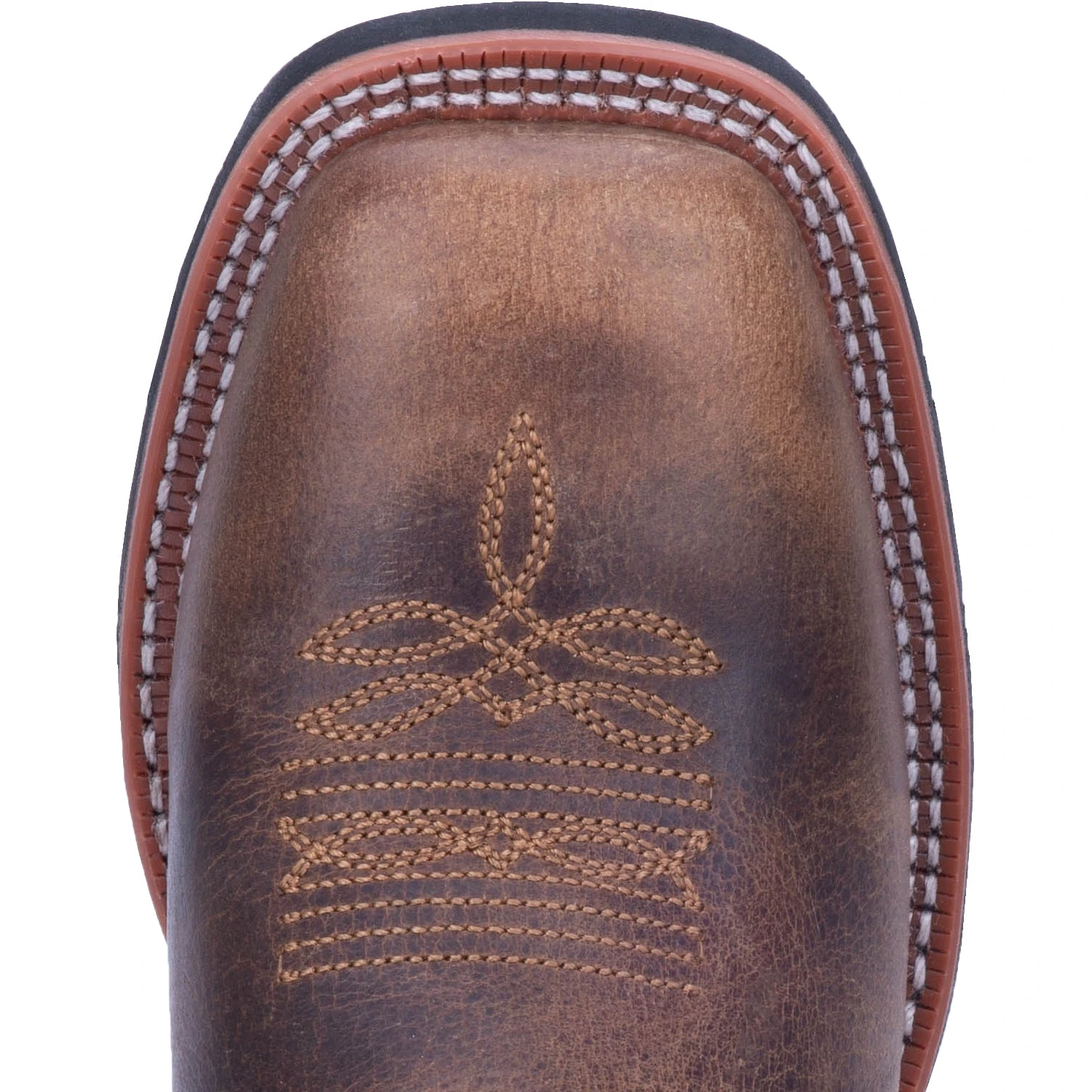 'Laredo' Women's 11" Anita Western Square Toe - Brown / Turquoise - Image 2