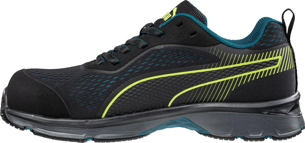 'Puma' Women's Fuse Knit Motion Protect EH Low Comp Toe - Black / Green - Image 5