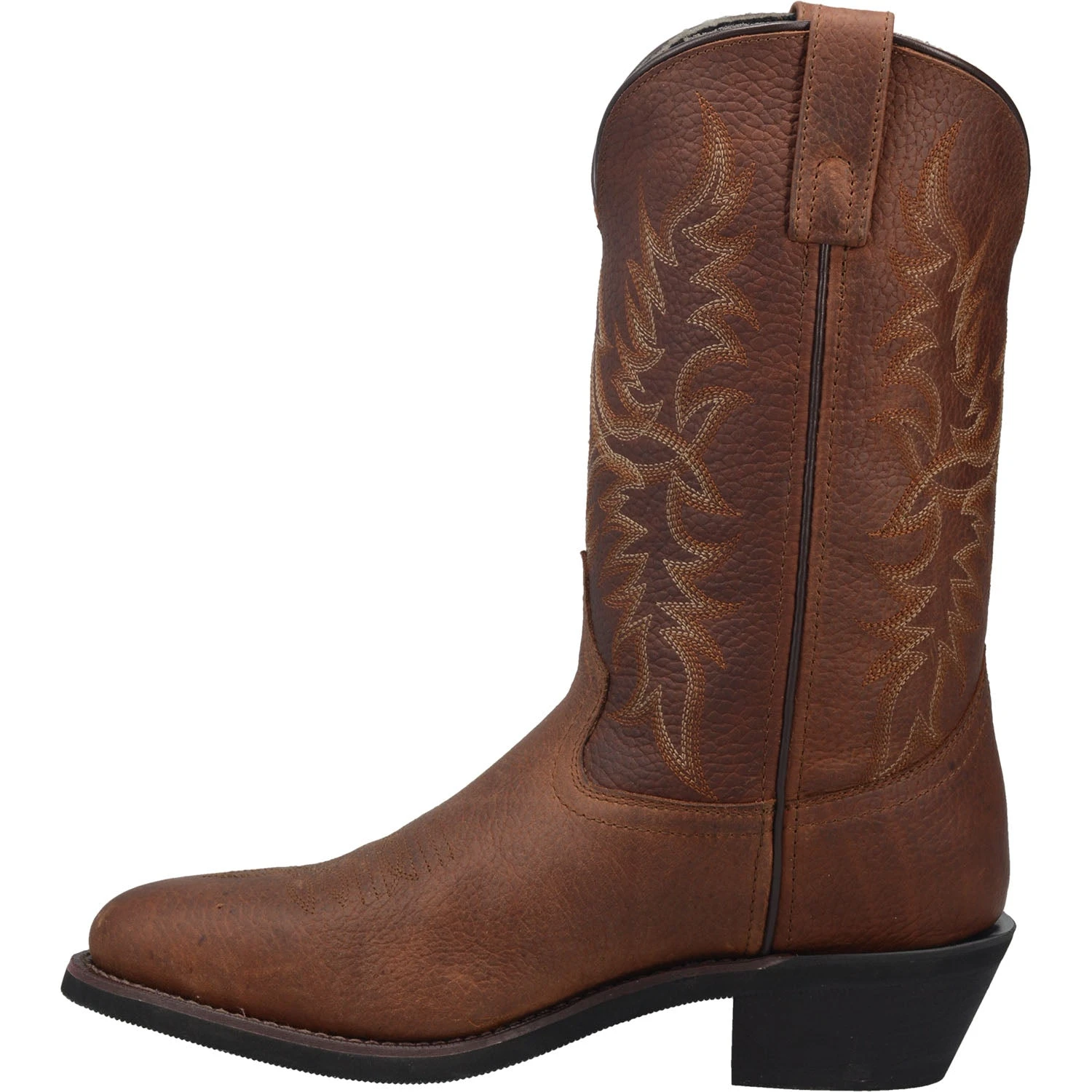 'Laredo' Men's 12" Saw Mill Western Round Toe - Brown - Image 7