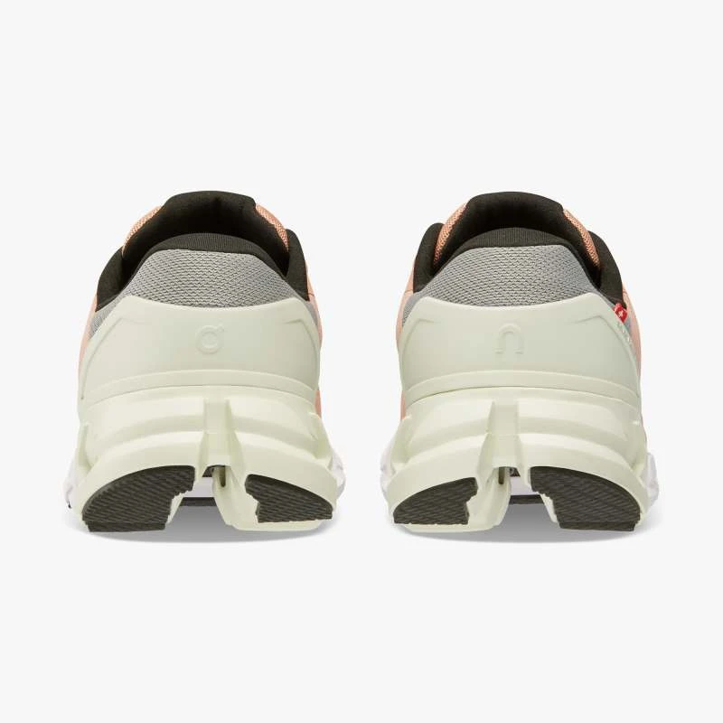 'On Running' Women's Cloudflyer 4 - Peach / Aloe - Image 5