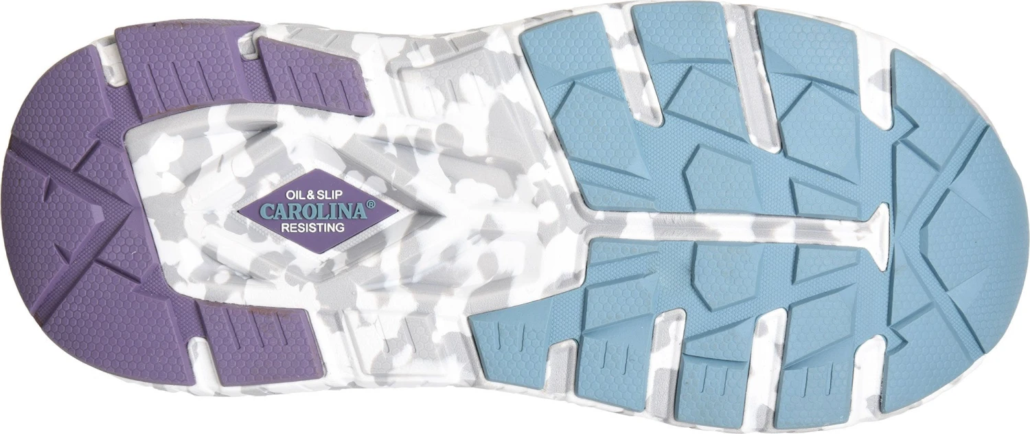 'Carolina' Women's Align Azalea EH Comp Toe Hiker - Gray / Purple - Image 3