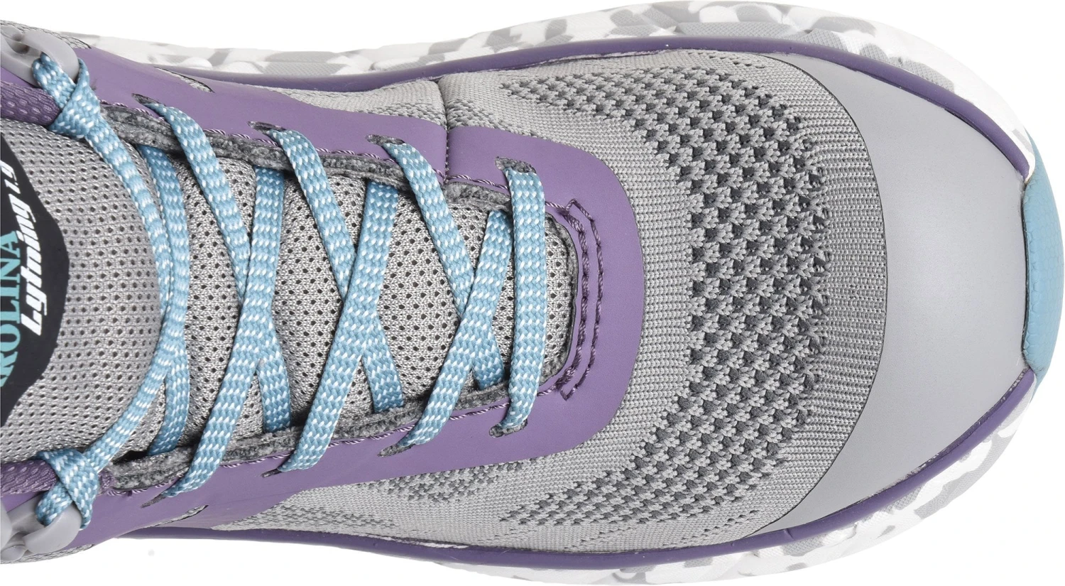 'Carolina' Women's Align Azalea EH Comp Toe Hiker - Gray / Purple - Image 2