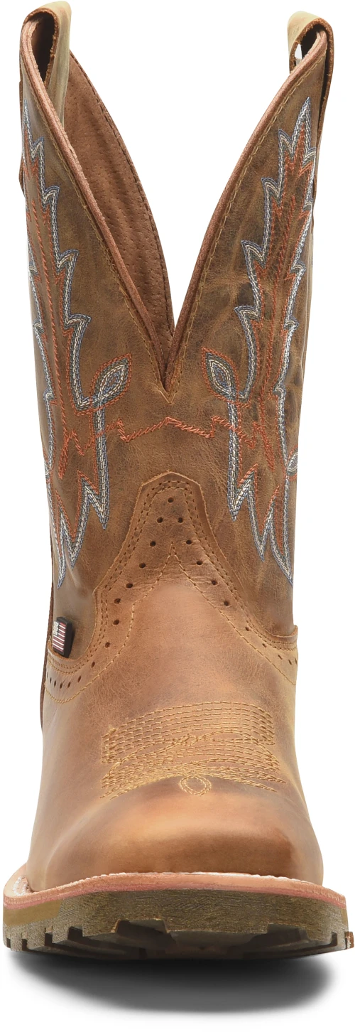'Double H' Men's 11" Aberdeen EH SR Western Work - Brown - Image 4
