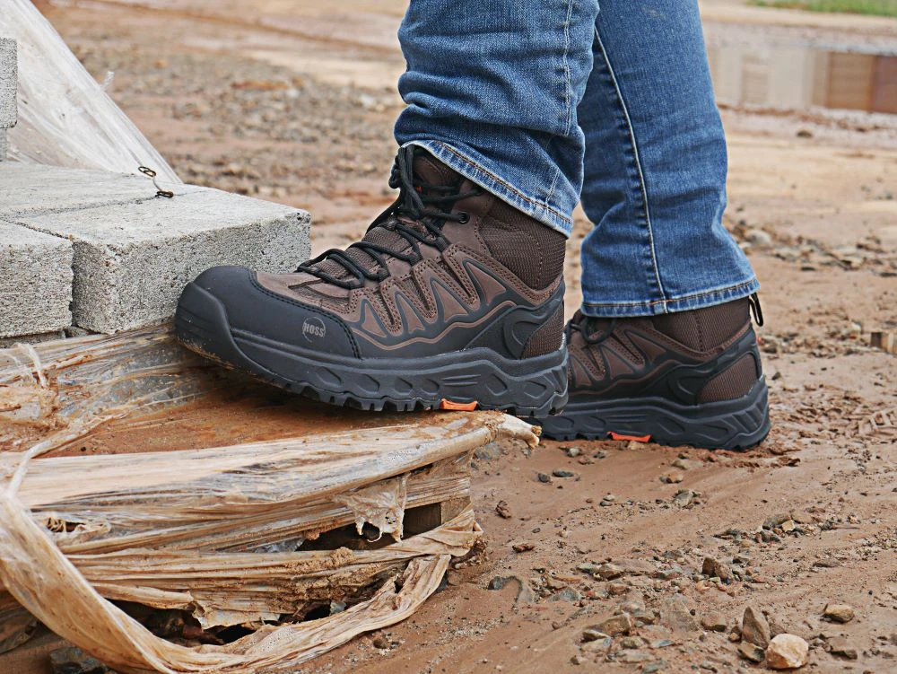 'Hoss Boots' Men's Eric Hi EH Soft Toe - Brown - Image 8