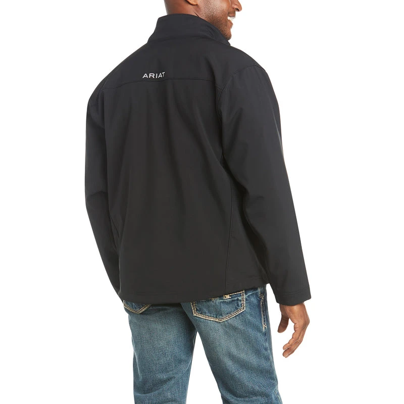'Ariat' Men's Vernon 2.0 Softshell Jacket - Black - Image 3