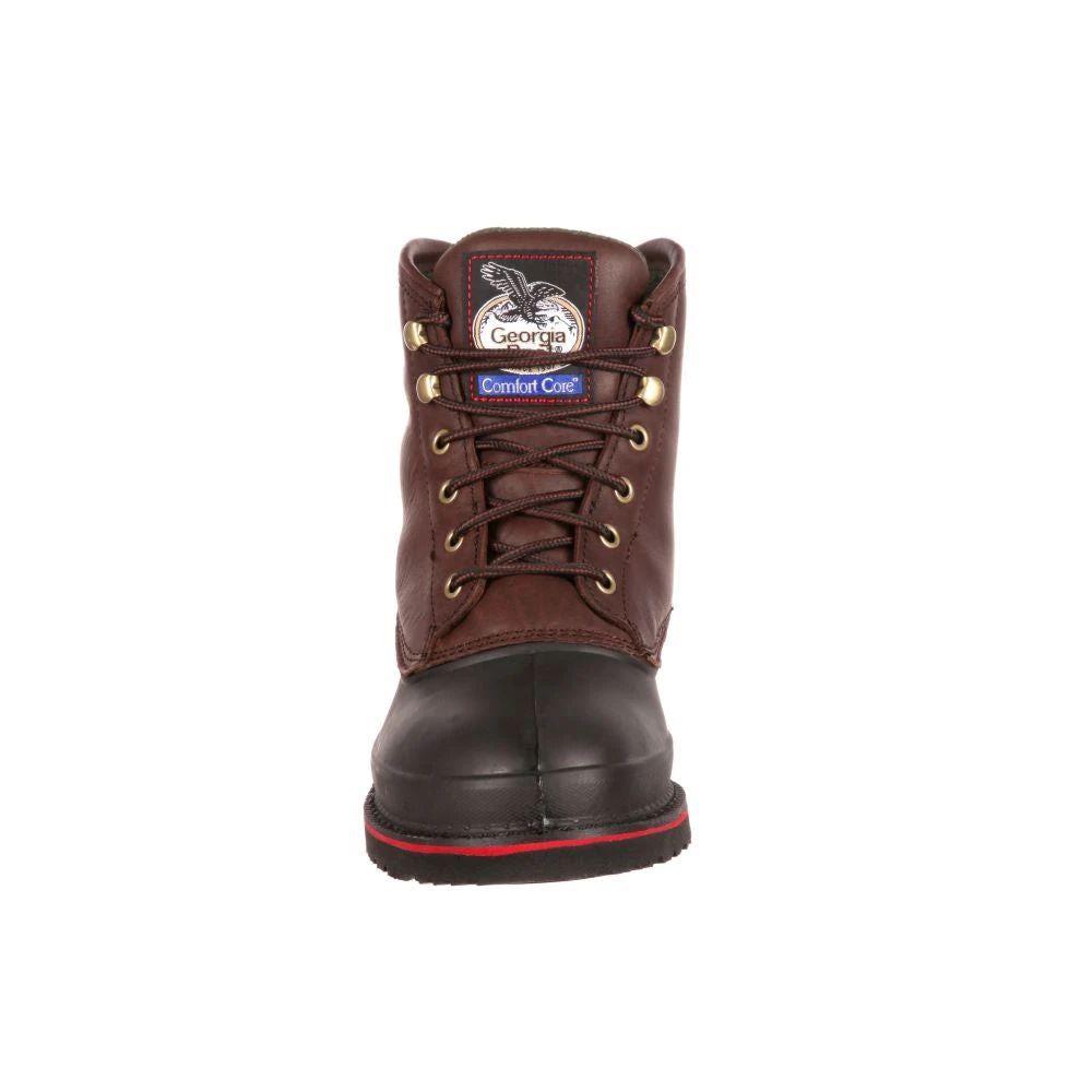 'Georgia Boot' Men's 6" Muddog EH WP Steel Toe - Dark Chocolate - Image 2