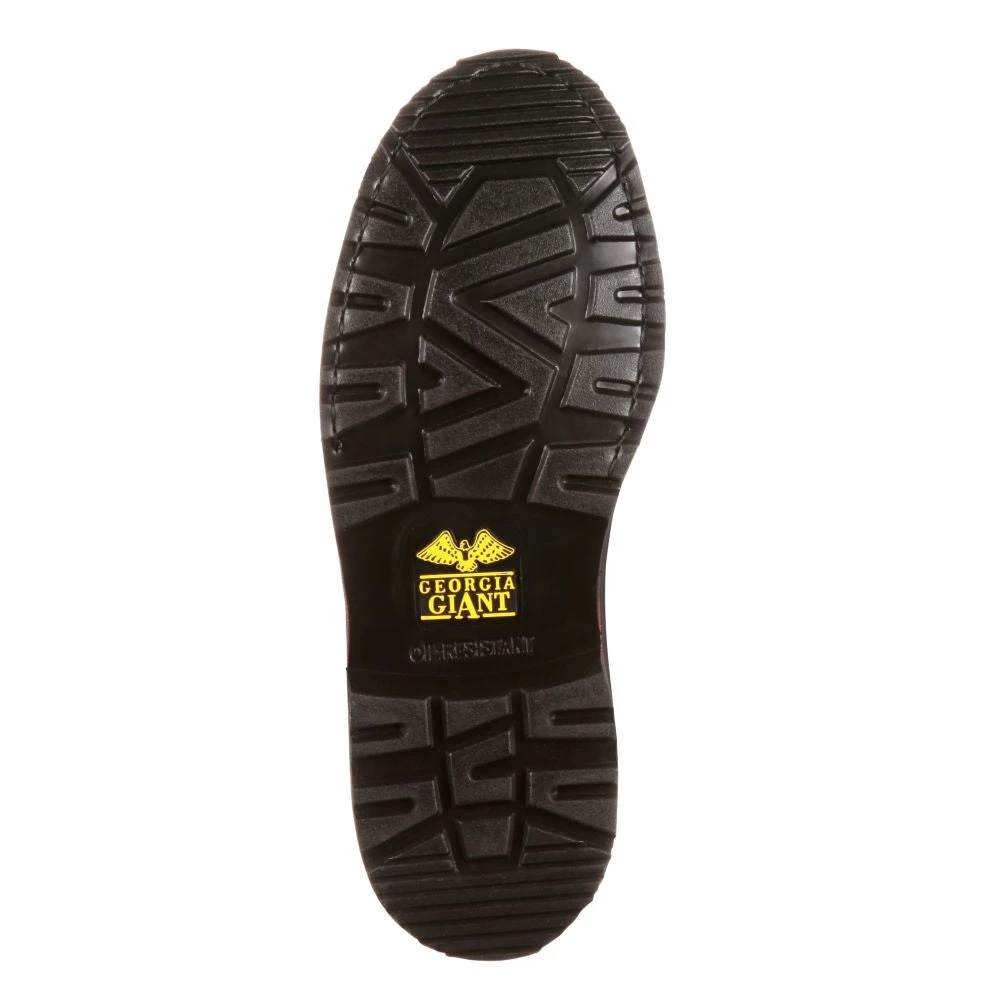 'Georgia Boot' Men's 6" Muddog EH WP Steel Toe - Dark Chocolate - Image 4