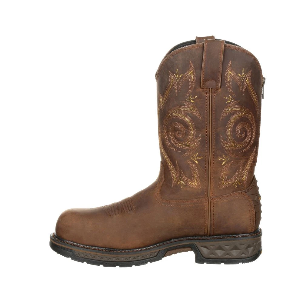 'Georgia Boot' Men's 10" Carbo-Tec EH WP Comp Toe - Brown - Image 7