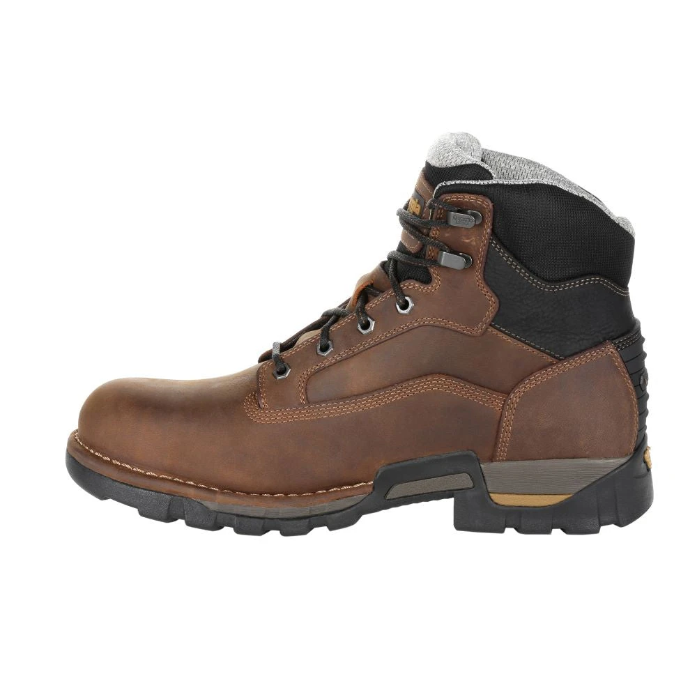 'Georgia Boot' Men's 6" Eagle One EH WP Steel Toe - Brown - Image 7