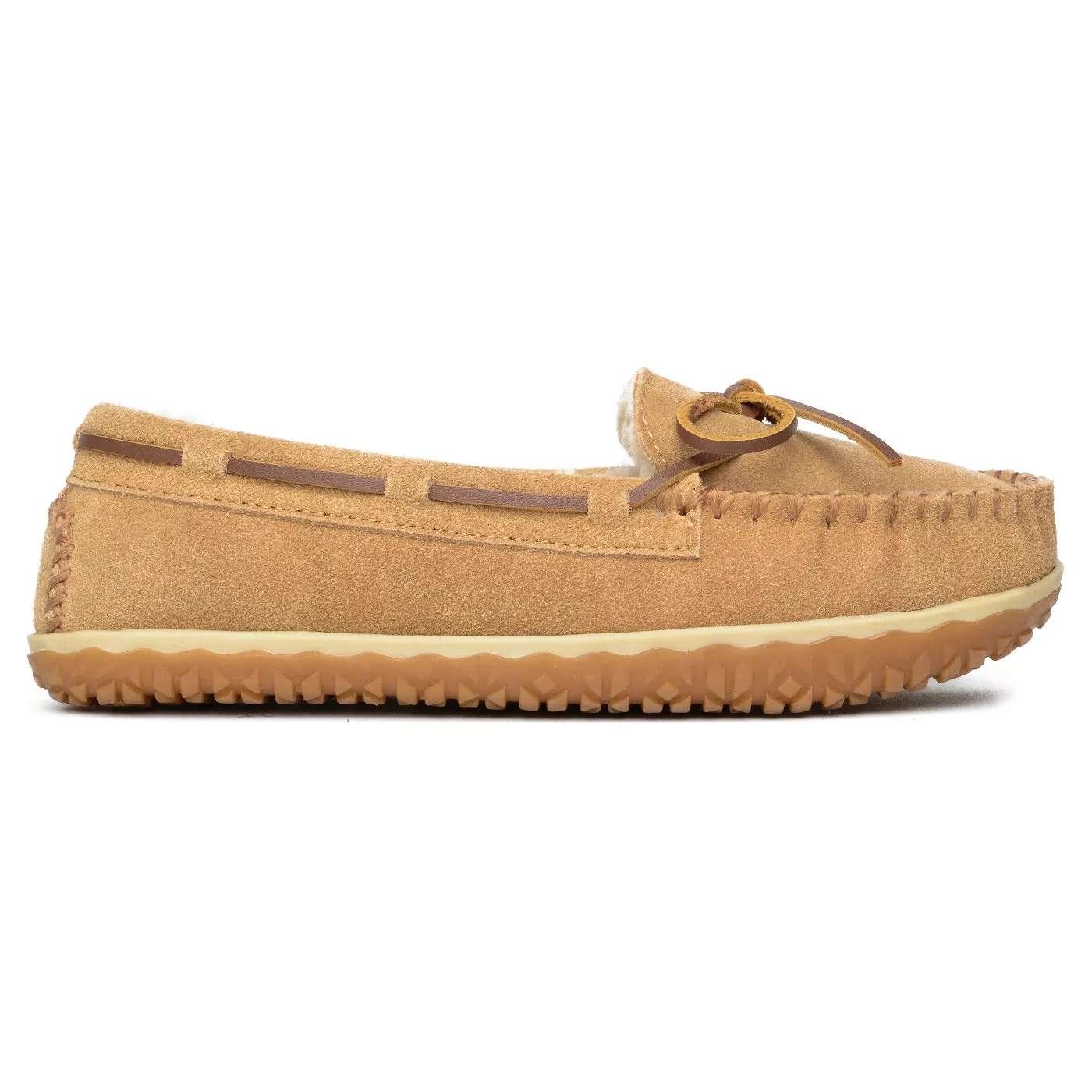 'Minnetonka' Women's Tilia Pile Lined Moc Slipper - Cinnamon - Image 5