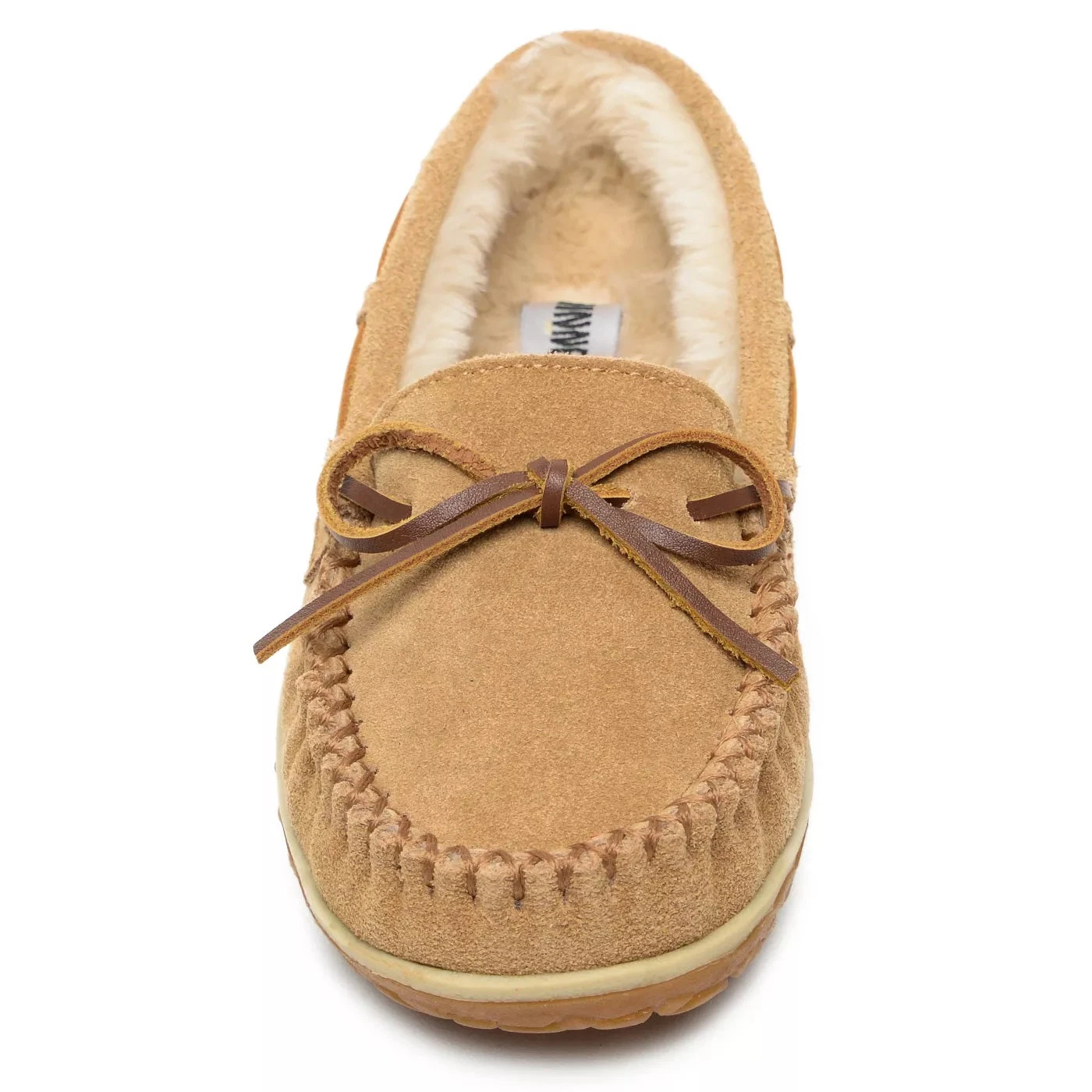 'Minnetonka' Women's Tilia Pile Lined Moc Slipper - Cinnamon - Image 2