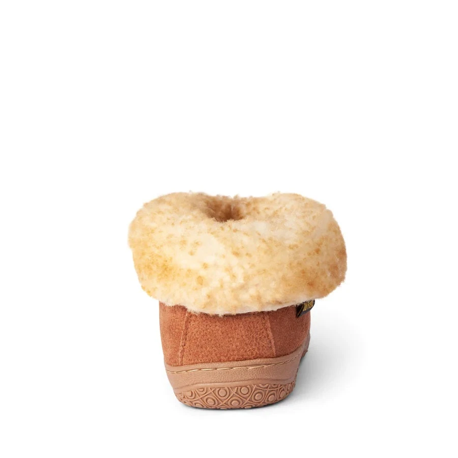 'Old Friend Footwear' Men's Bootee Slipper - Chestnut - Image 5