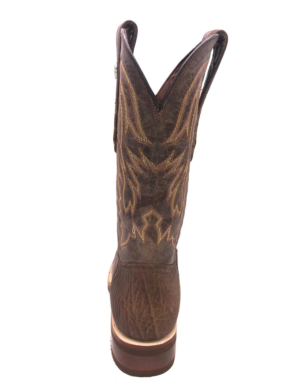 'Tanner Mark' Men's 13" Western Square Toe - Brown / Brown - Image 3