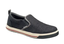 'Nautilus' Women's Westside ESD Steel Toe Slip On - Black / Grey