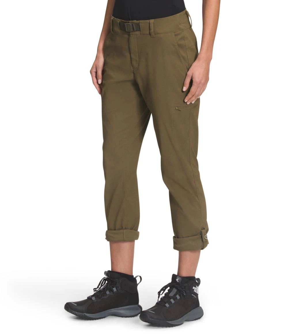 'The North Face' Women's Paramount Mid-Rise Pant - Military Olive - Image 2