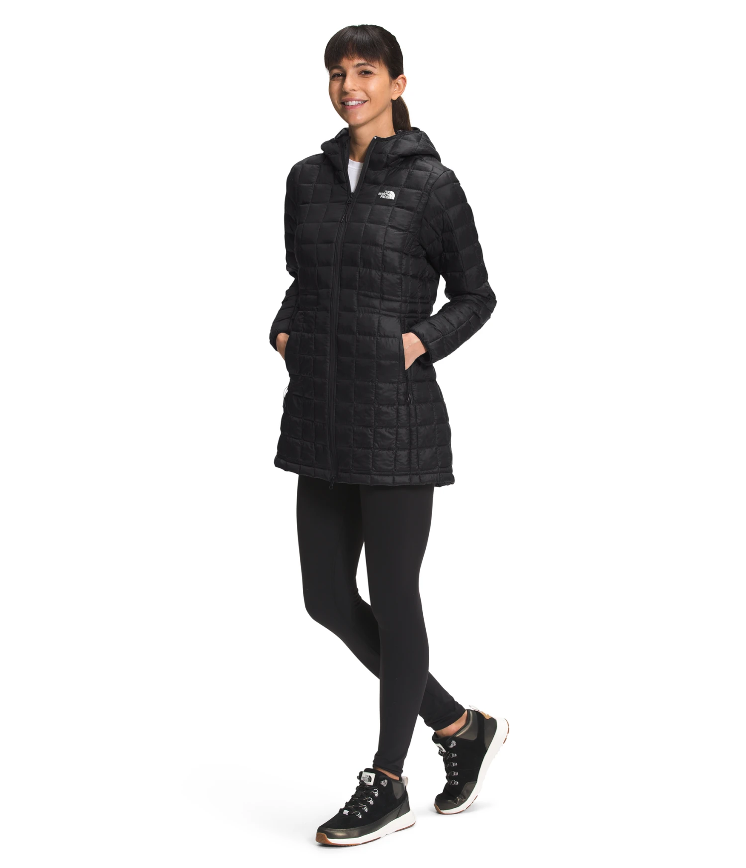 'The North Face' Women's Thermoball Stowable ECO Jacket - TNF Black - Image 4