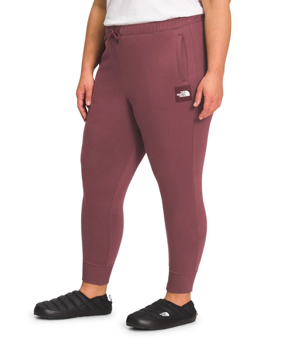 'The North Face' Women's Box NSE Joggers - Wild Ginger / TNF White (Ext. Sizes) - Image 2