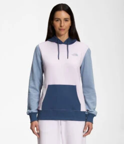 'The North Face' Women's Color Block Hoodie - Folk Blue / Lavender Fog