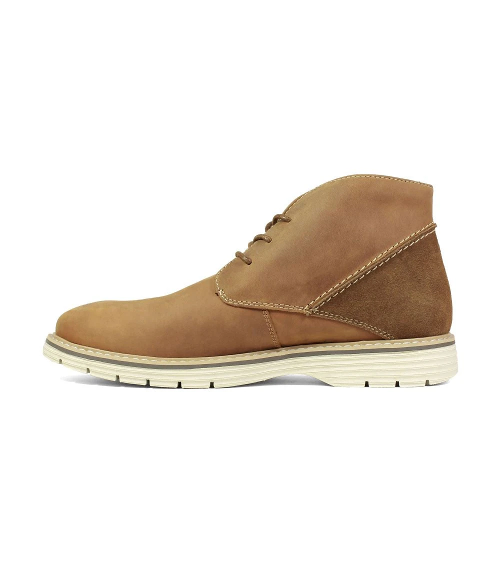 'Nunn Bush' Men's Littleton Plain Toe Chukka Boot - Tan Leather - Image 6