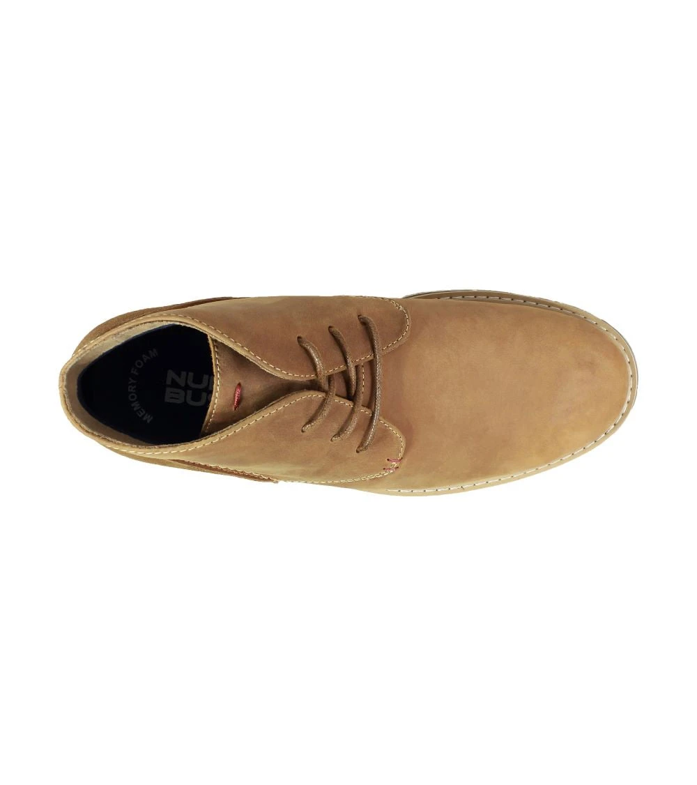 'Nunn Bush' Men's Littleton Plain Toe Chukka Boot - Tan Leather - Image 2
