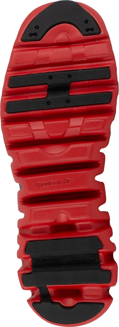 'Reebok' Men's Zig Pulse ESD Comp Toe - Black / Red - Image 2