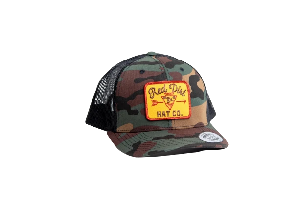 'Red Dirt Hat Company' Men's Mineral Water Cap - Camo / Black