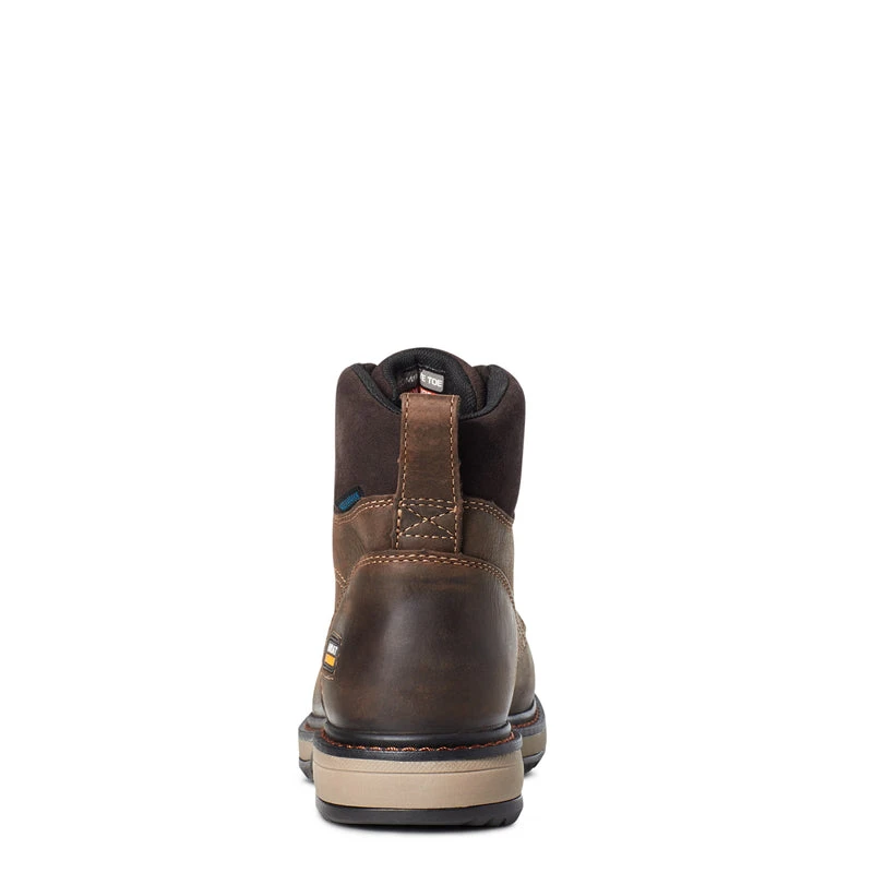 'Ariat' Women's 6" Riveter EH WP Comp Toe - Brown - Image 5