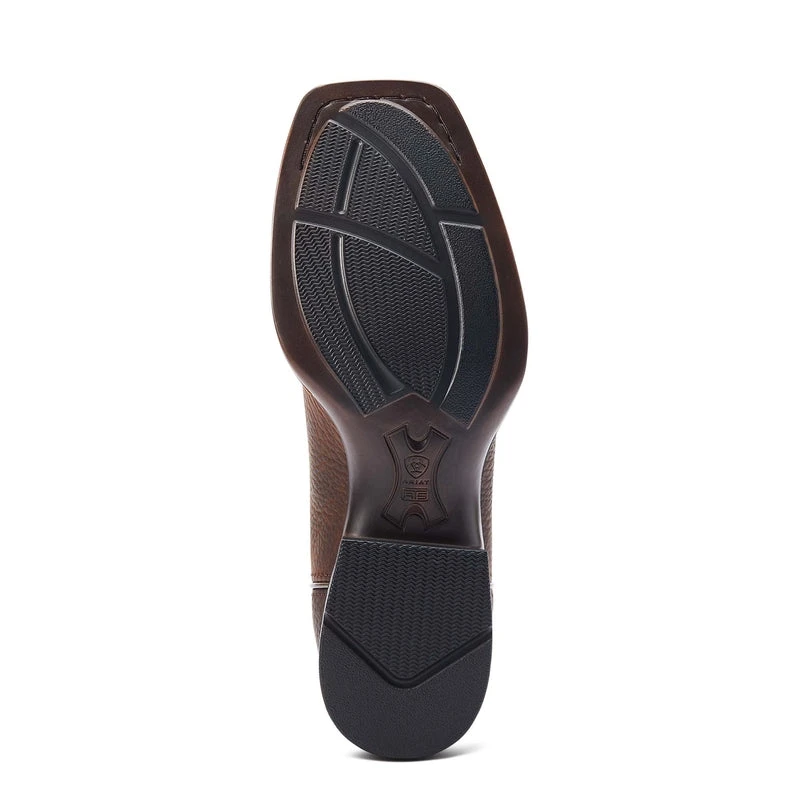 'Ariat' Men's 11" Rowder VentTEK 360° Western Square Toe - Rust / Forest Green - Image 3